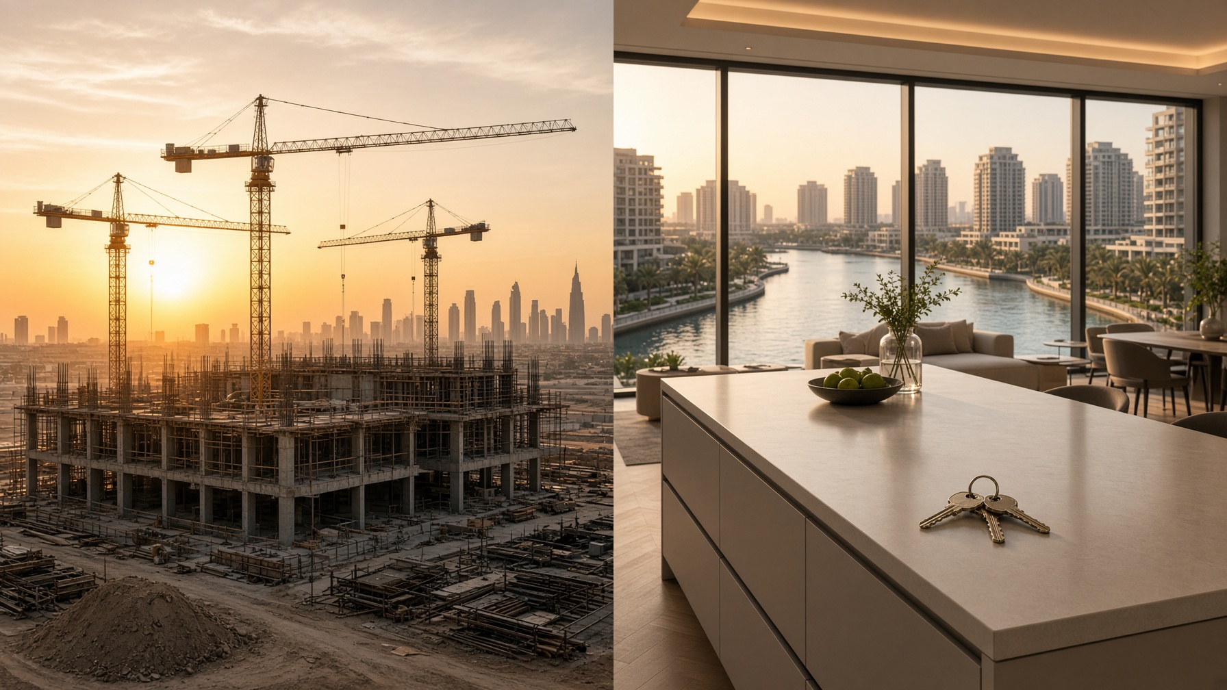 Off-plan vs ready property marketing in Dubai — two campaigns, not one